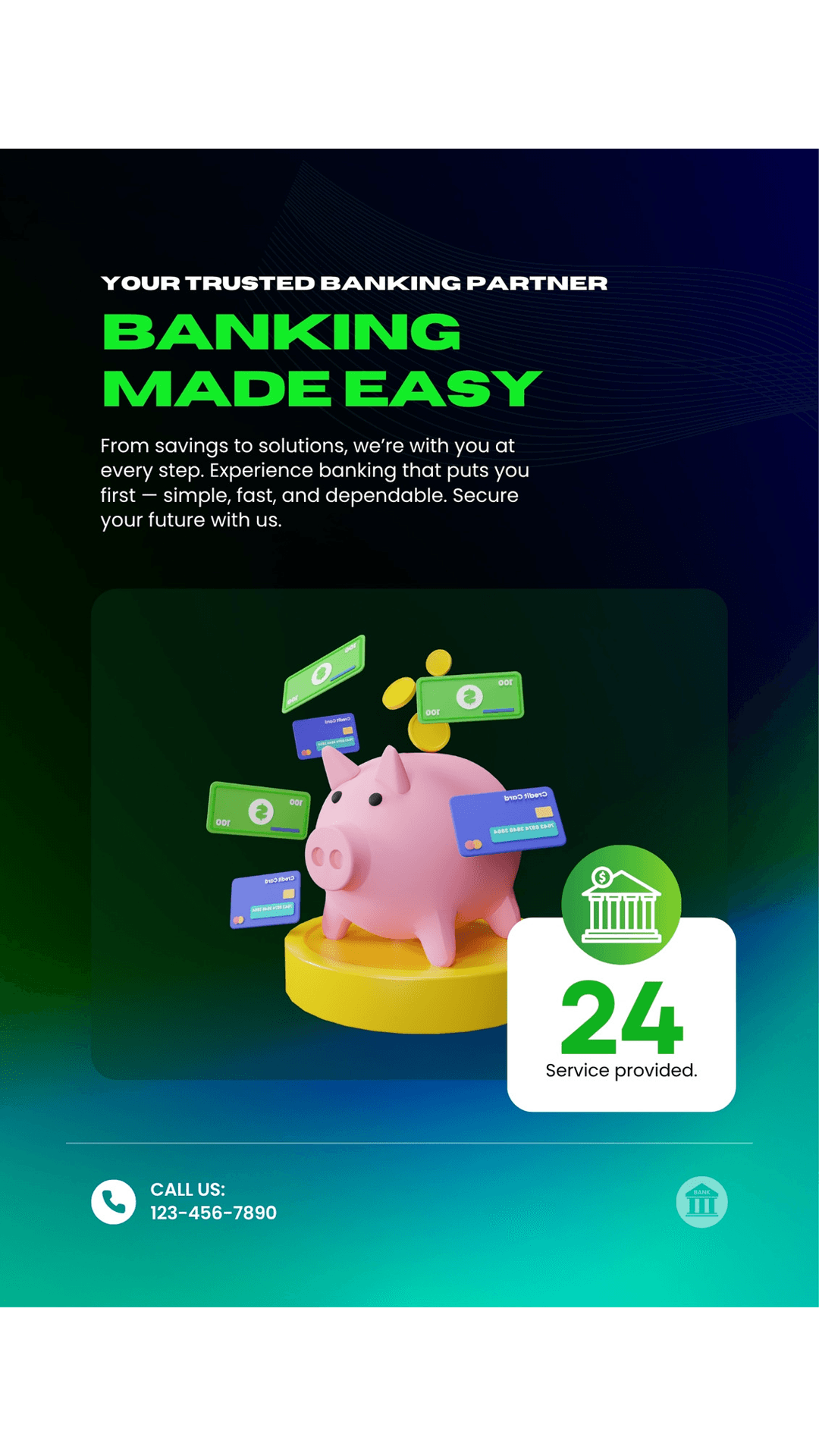 Banking campaign source creative